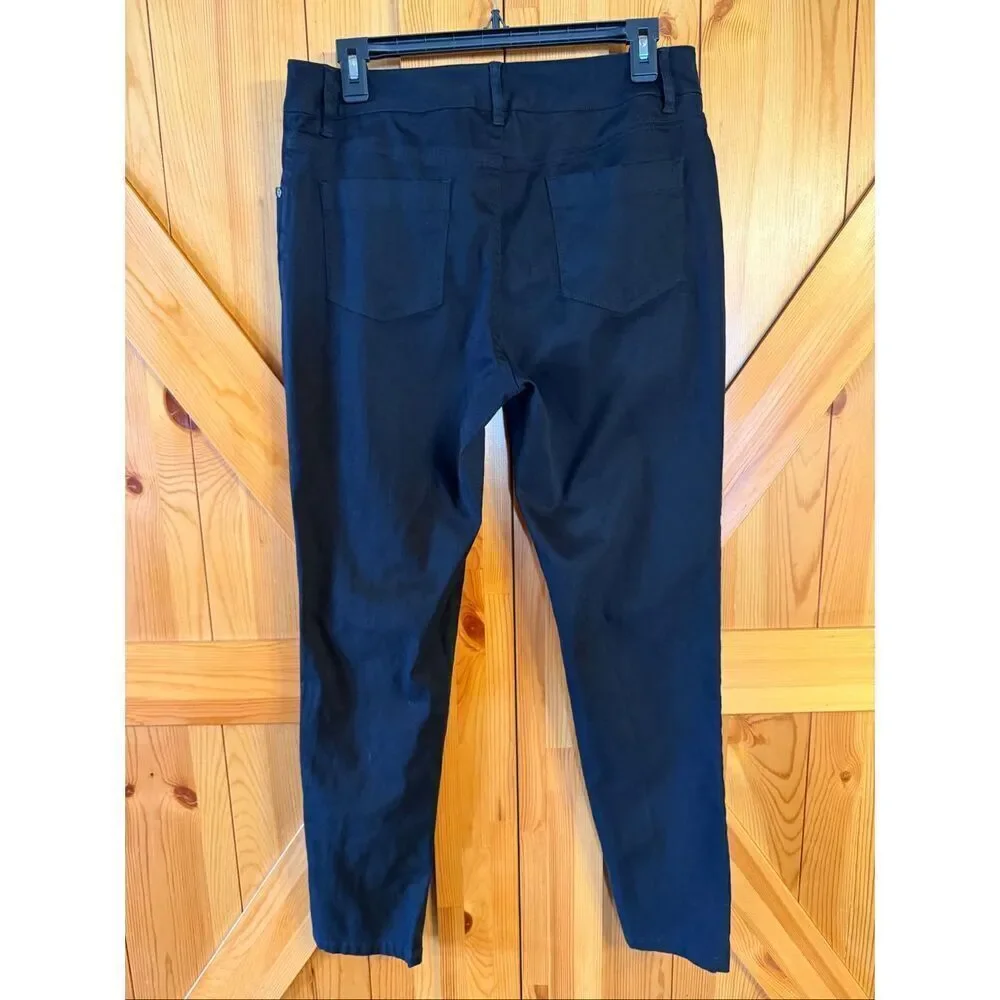 Vintage Pendleton Women’s Black Denim Tapered Jeans Size 12P (6739)